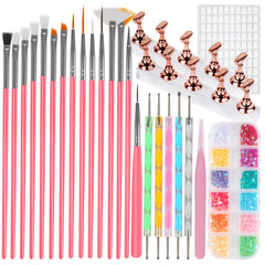 Vivinin nail art brushes offering precise, smooth strokes for detailed designs