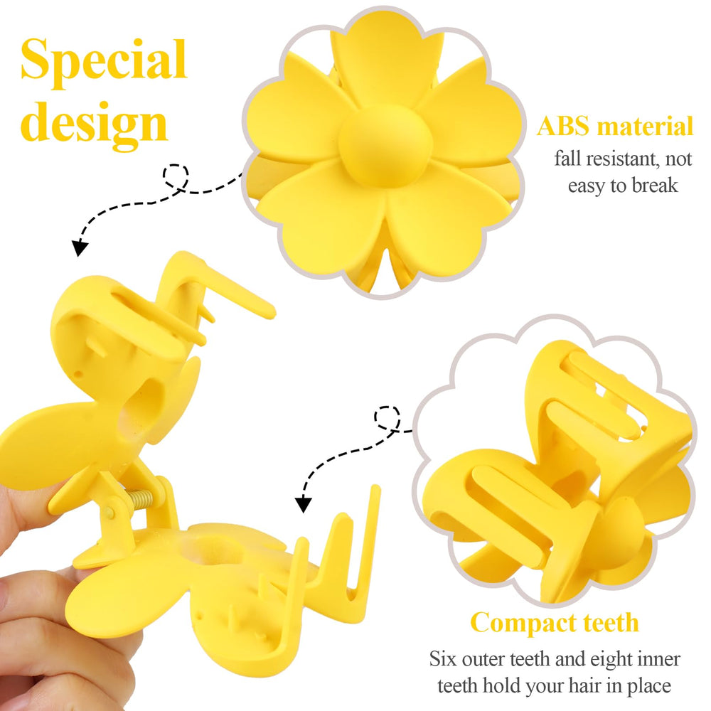 Pinza garra flor vivinin, ideal para fiestas y eventos.
