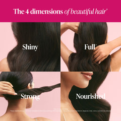 Viviscal 4D capsules closeup featuring keratin-rich formula for shine