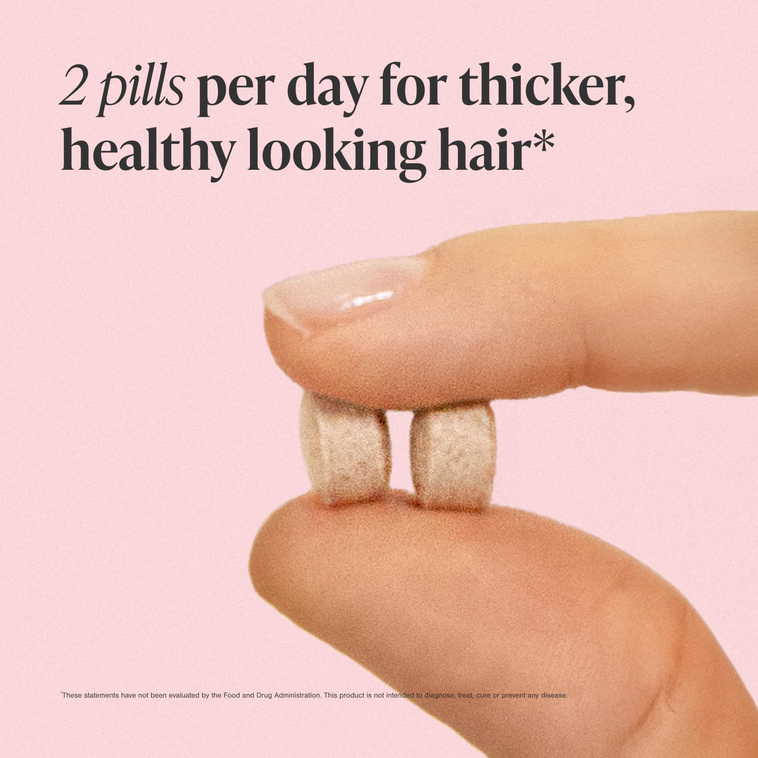 Viviscal ingredient panel highlights marine collagen for nourishing support.