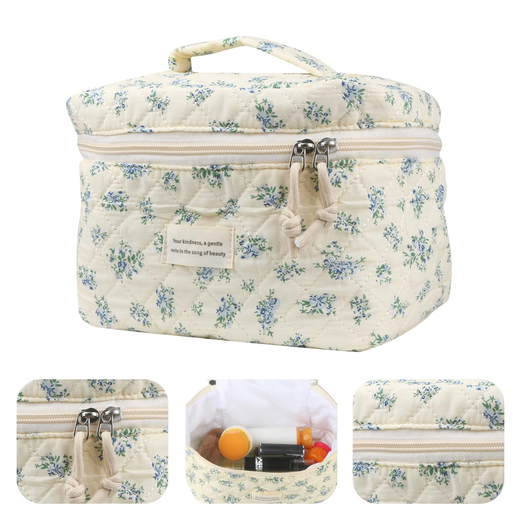 VIWIME travel-friendly makeup bag with compact design fits in carry-on luggage.