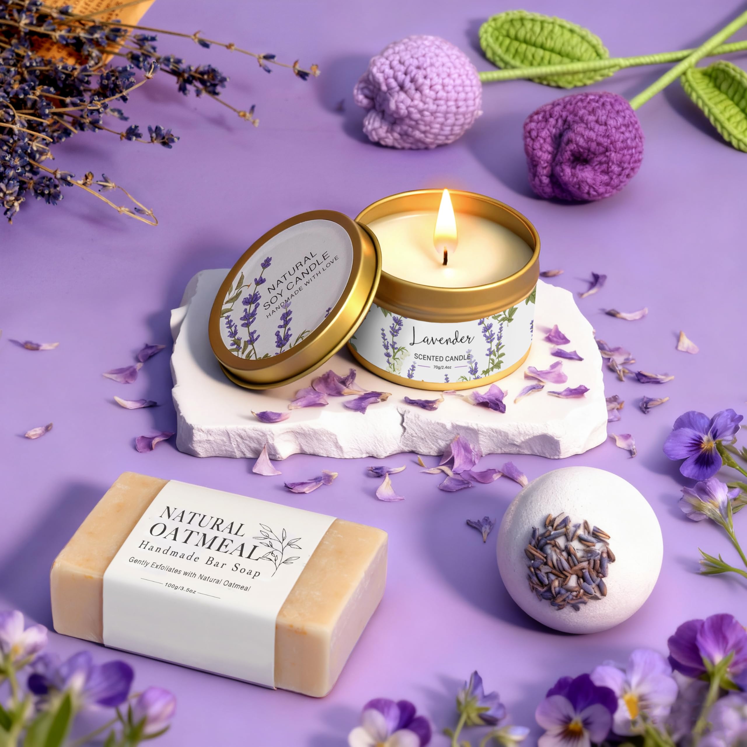 VKTASIMK Bath Bomb Handmade Soap—spa-like bath for pampering moments.