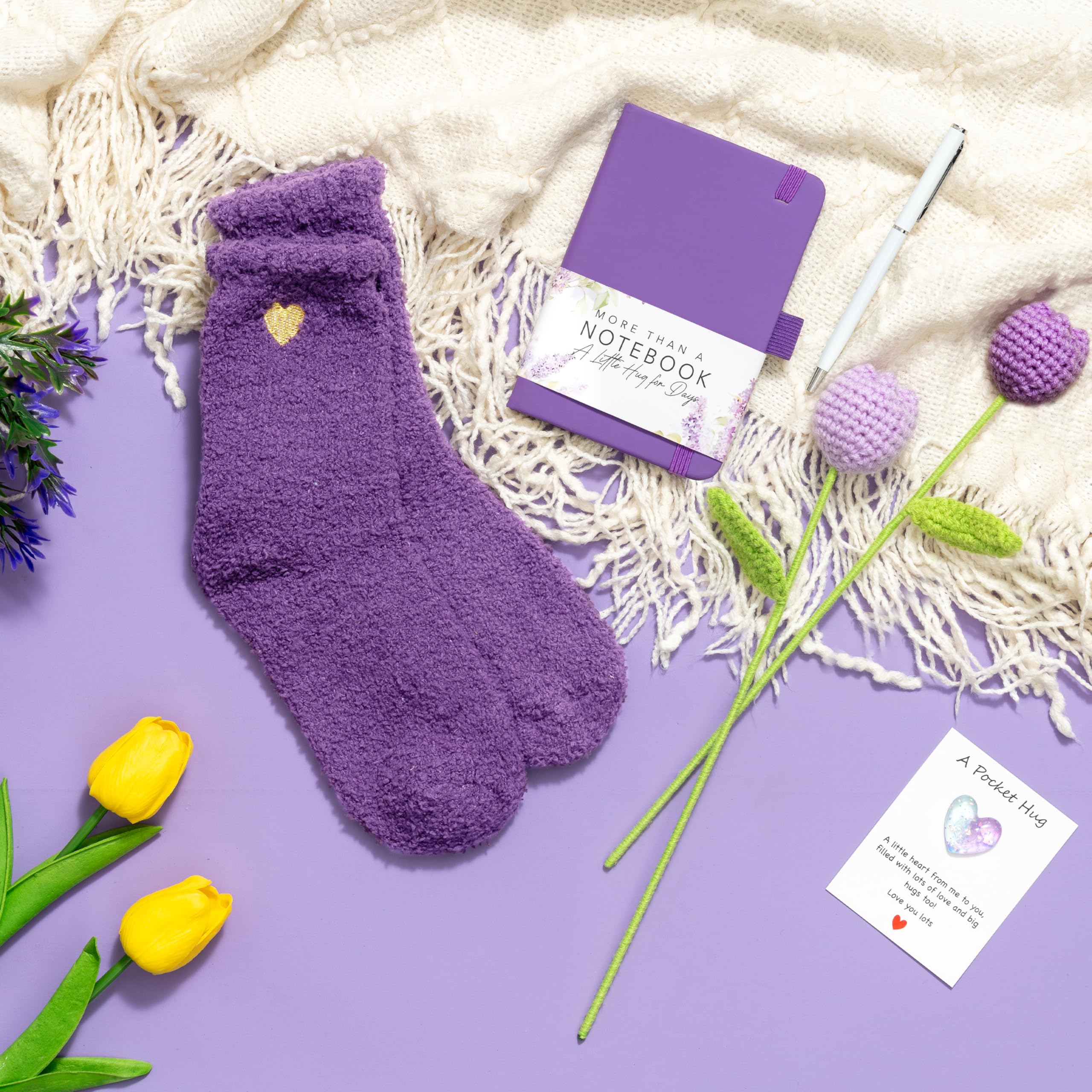 VKTASIMK Fuzzy Socks—soft warmth for cozy nights in.