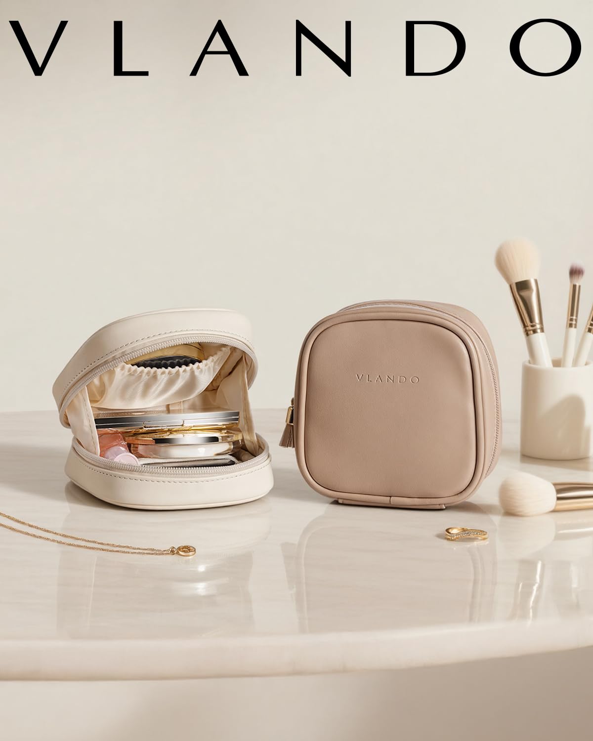 VLANDO bag presented as a gift-ready, stylish package