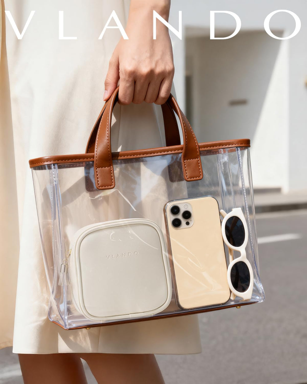 VLANDO compact size fits easily in bags for daily use.