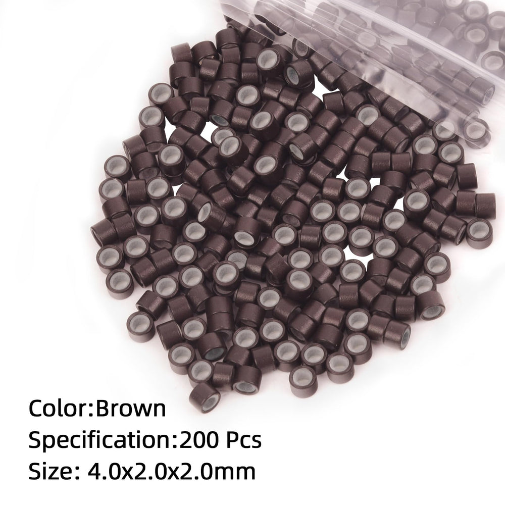 Vlasy 4mm silicone-lined micro ring in blonde, blends with light tones