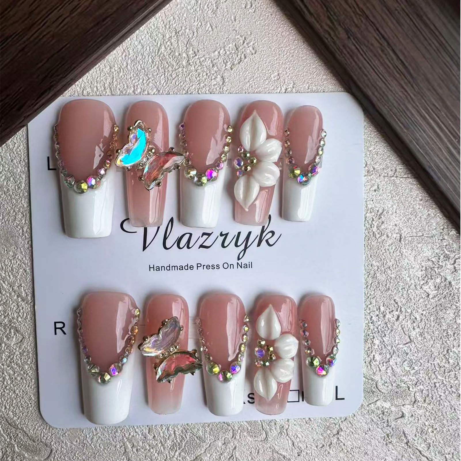 Uñas Vlazryk lujo fijación adhesiva para uso temporal