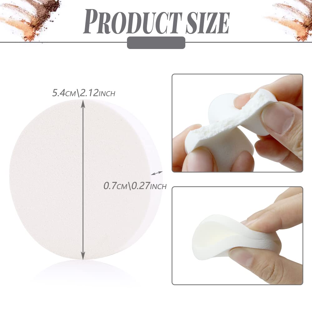Vmiapxo white cosmetic puff suitable for all skin types and even base makeup
