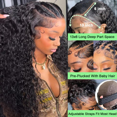 Vnrtkkn HD lace front close-up showing seamless hairline detail