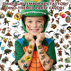 VNXCRAFTIES dinosaur tattoos 96-designs variety for goody bags