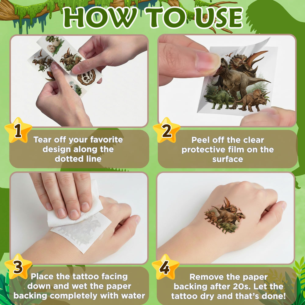 VNXCRAFTIES dinosaur tattoos classroom rewards and crafts inspiration