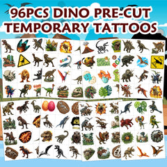 VNXCRAFTIES dinosaur tattoos party-favors for celebrations