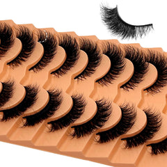 VOCOAK Short C curl lashes up to 16mm length.