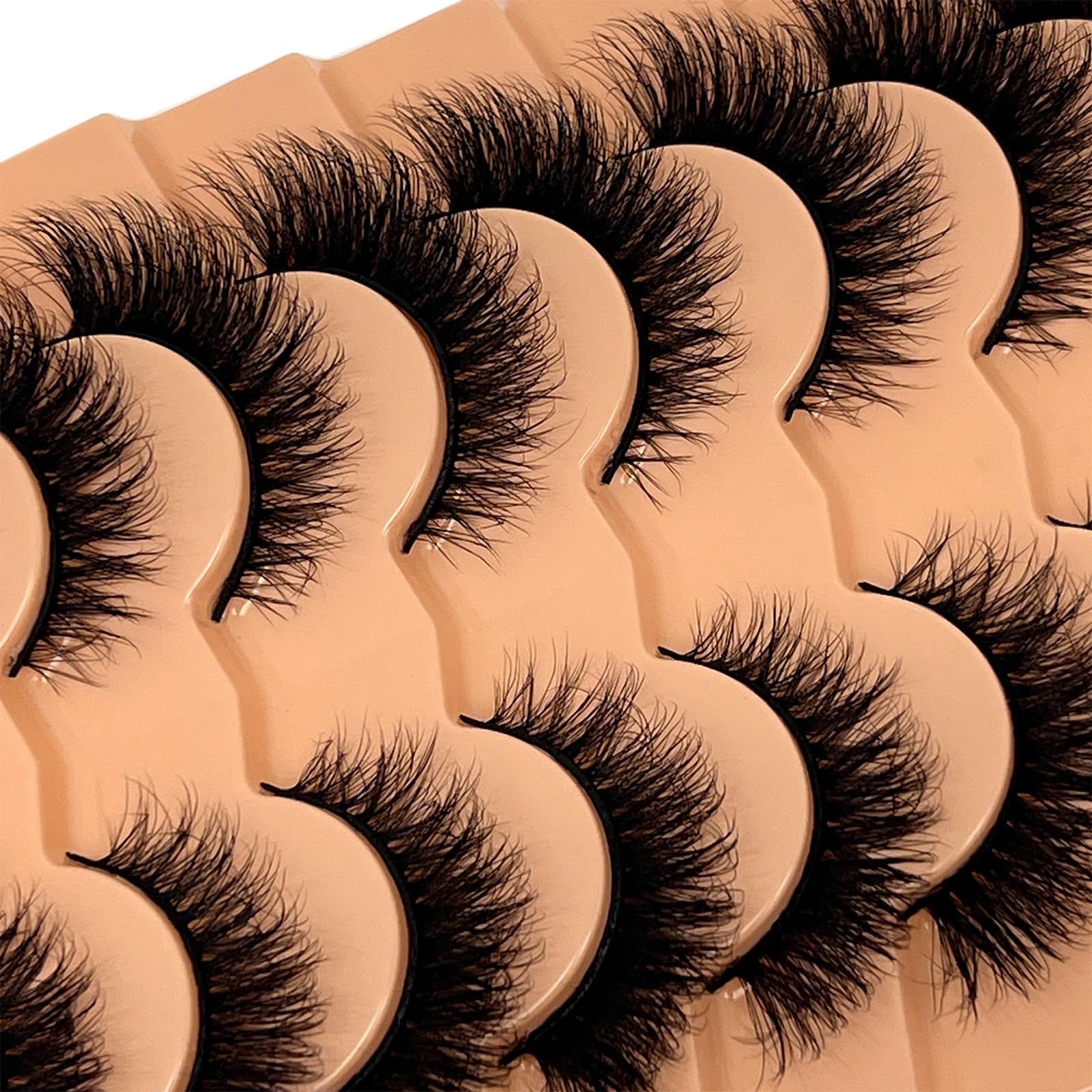 VOCOAK Soft faux mink lashes offer lightweight comfort.