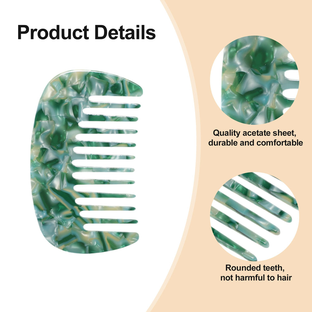 VOCOSTE rounded-tip detangler protects sensitive scalps during styling.