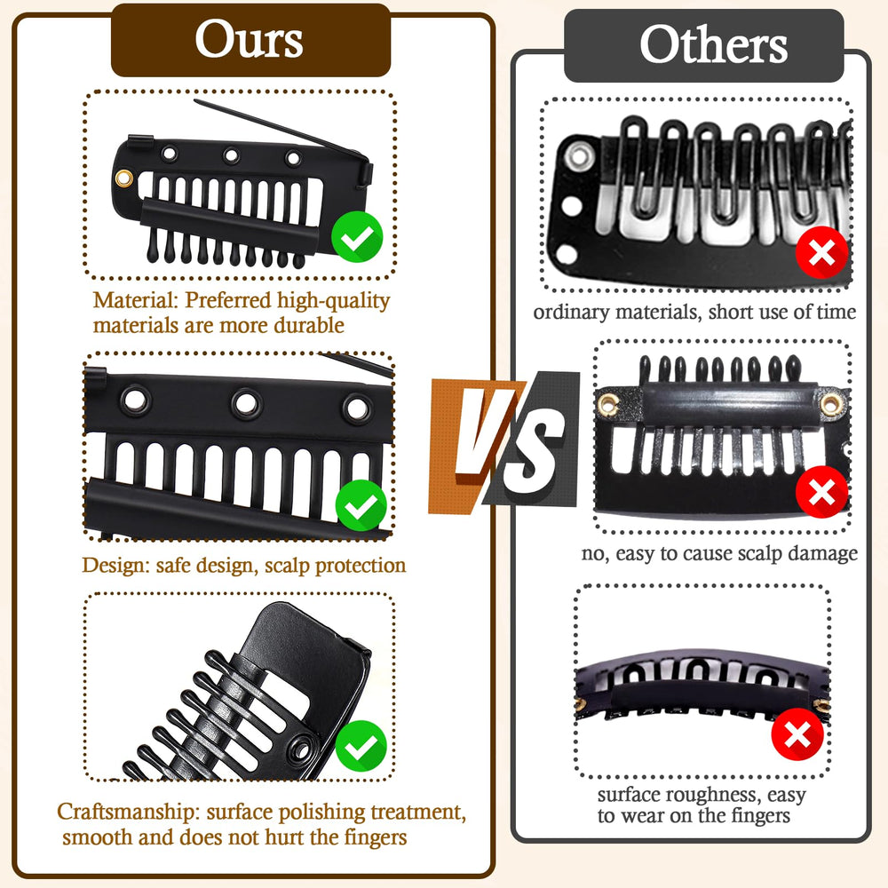 Vodolo eight-pack clips packaged for easy organization.