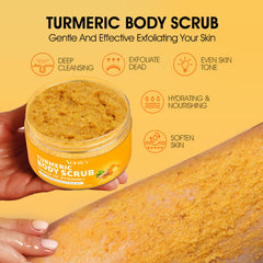 VOERUY exfoliante bikini cúrcuma vitamina C exfolia áreas sensibles y deja piel luminosa
