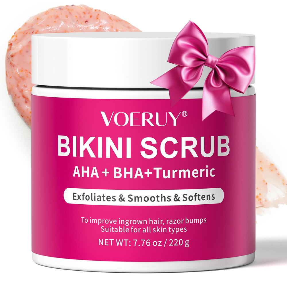 VOERUY exfoliante bikini con partículas ultra finas para suavidad de la piel