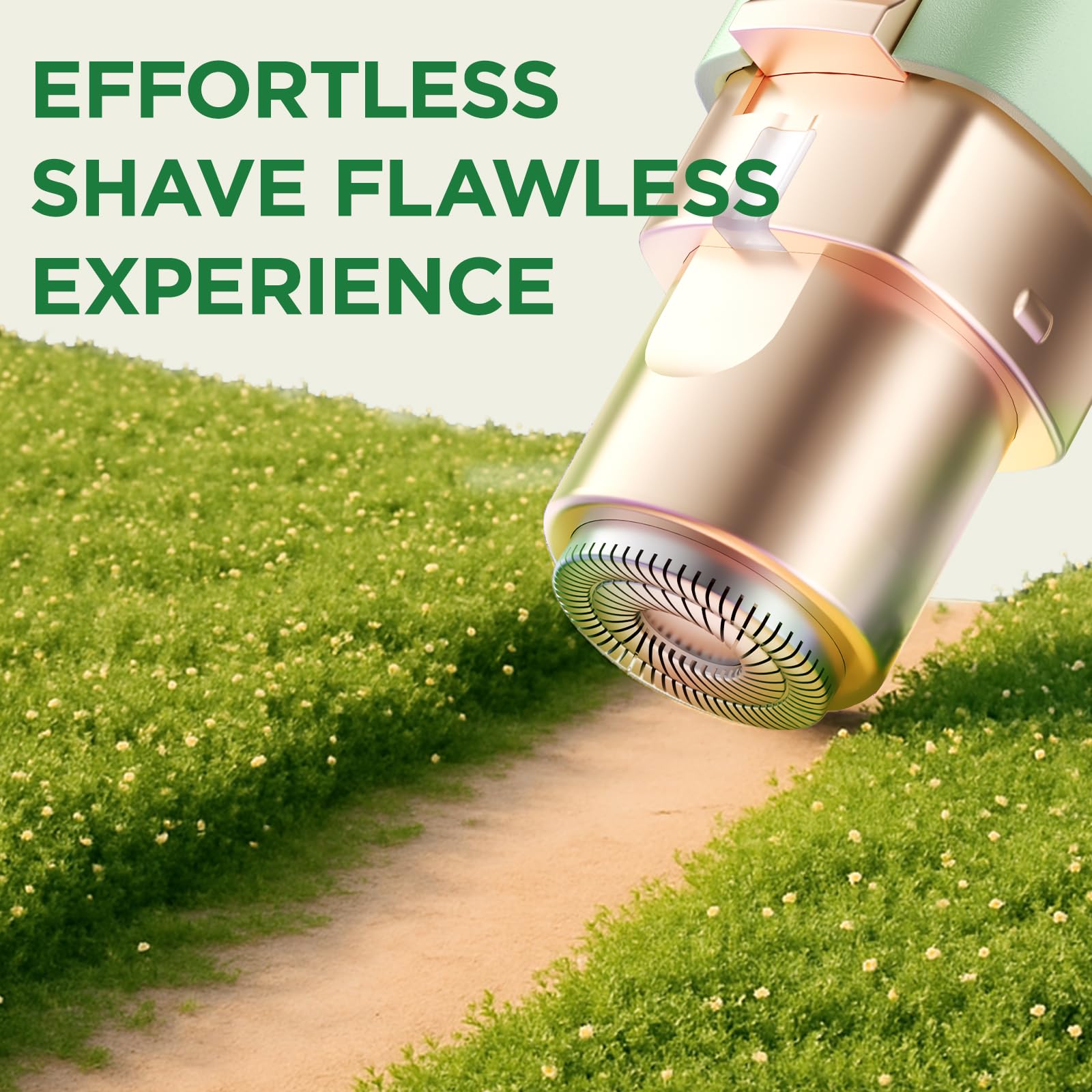 VOGCREST clear battery status indicator ensures ready grooming.