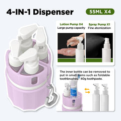 VOGOGE pre-printed label kit for easy identification of liquids during trips