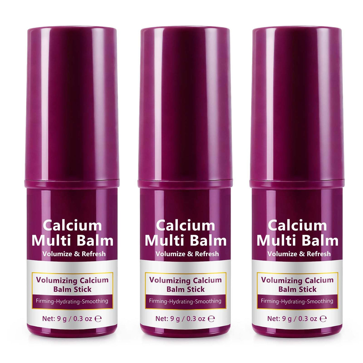 VOGSIG calcio volumen multi balsamo aplicado en rostro para hidratacion suave