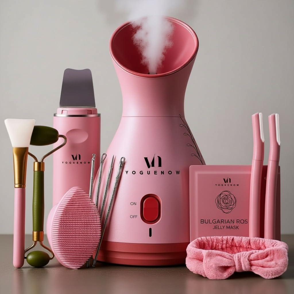 VogueNow facial steamer spa kit for a spa-like cleansing routine.