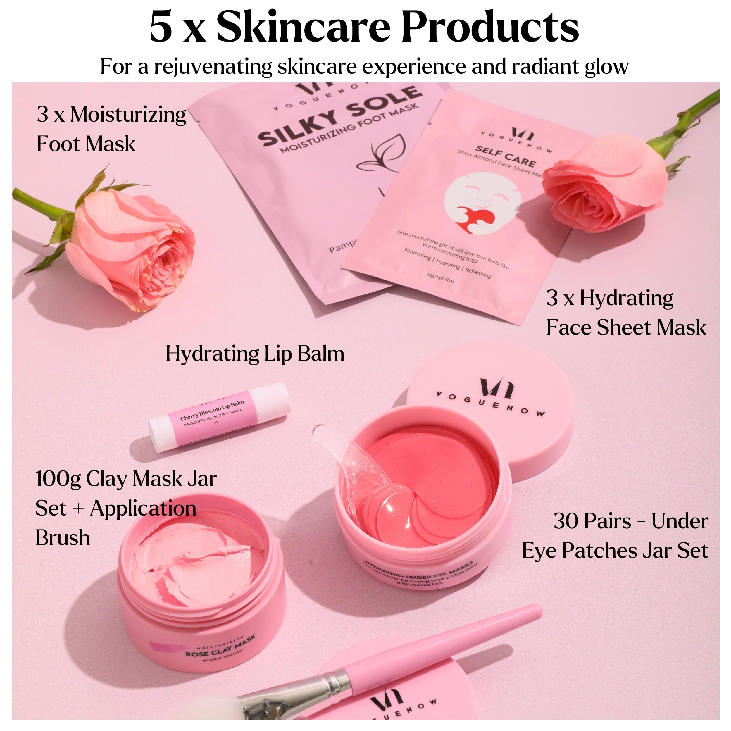 VogueNow face sheet masks hydrate and revitalize skin for radiance