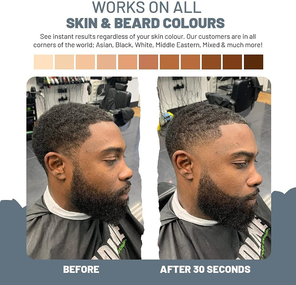 VOID Homme double-sided brush assists blending for smooth, natural results.