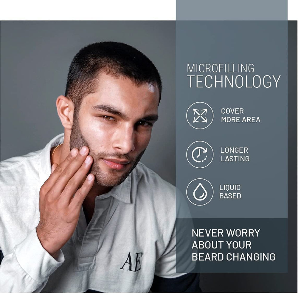VOID Homme undetectable beard marker blends naturally for seamless coverage.