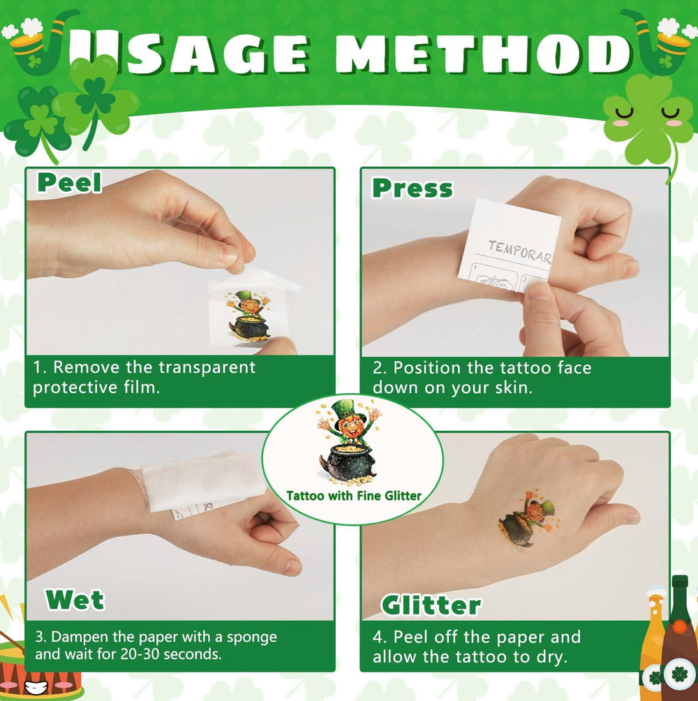 Voiiake accesorios de San Patricio para niños y adultos