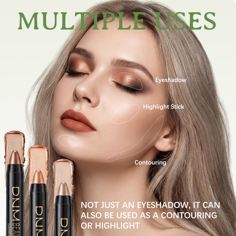 VolksRose aplicación suave de sombras-stick para delinear ojos rápidamente.