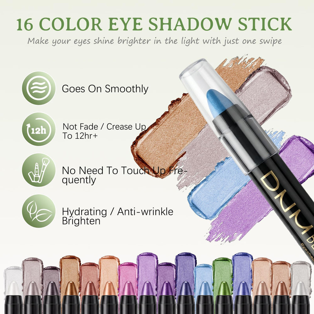 VolksRose definición de ojos con sombras-stick para un look suave.