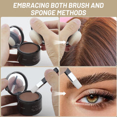 Easy sponge application enables quick, mess-free touch-ups with VOLLUCK Root Touch Up Powder.
