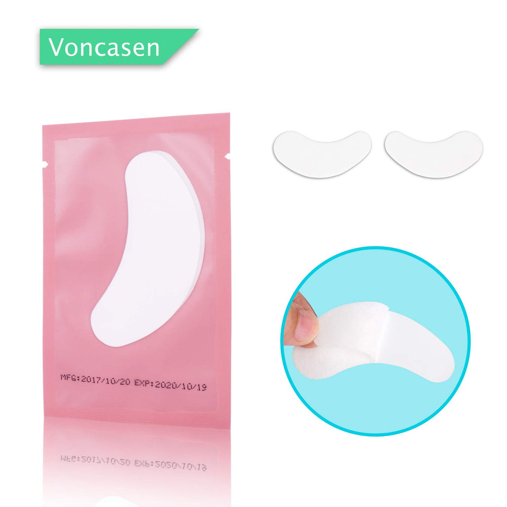 Voncasen uso durante el procedimiento de extensiones para comodidad del cliente.