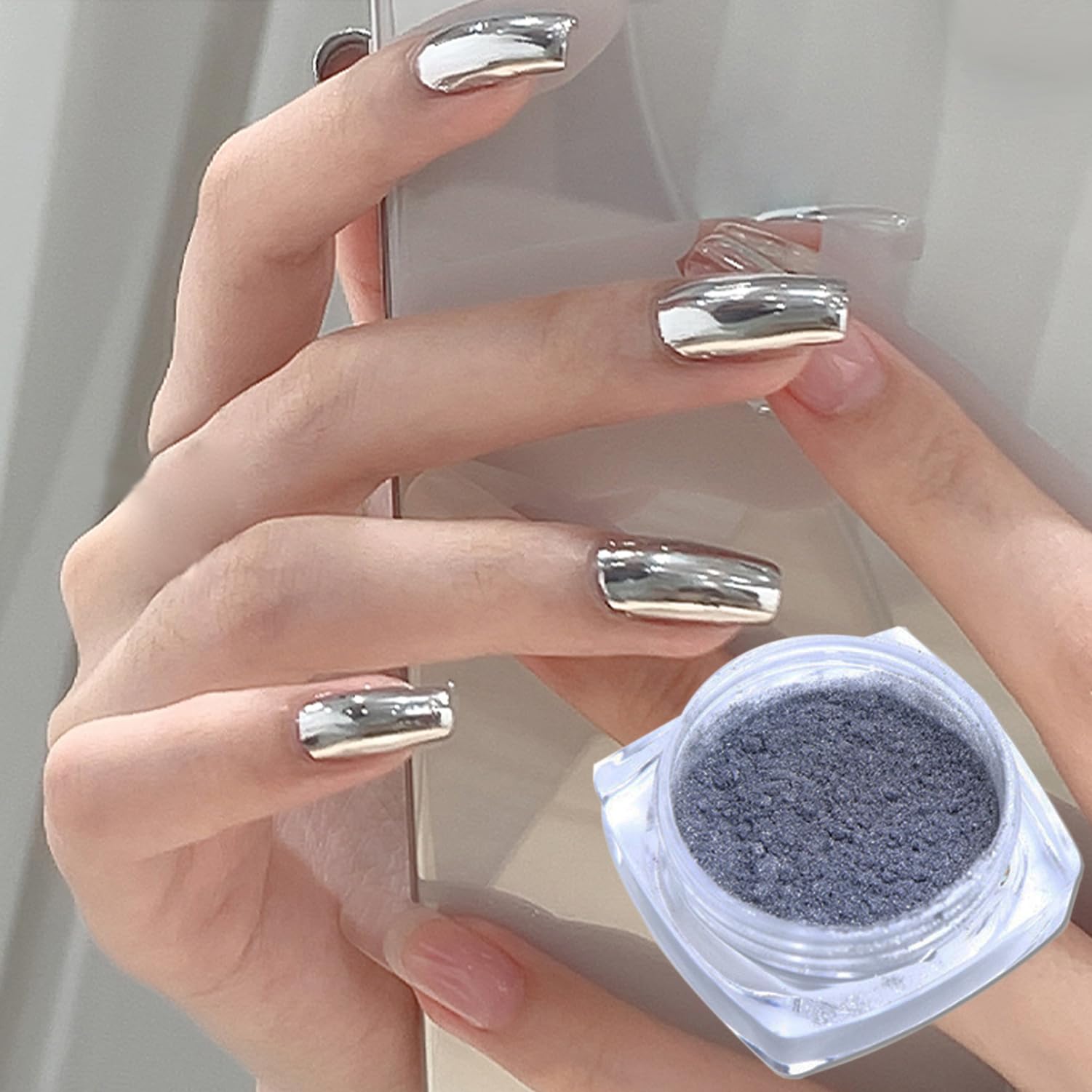 Vonrui festive silver nail art suitable for holiday styling