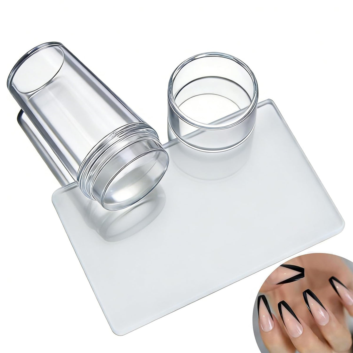 Vonrui clear nail stamper enables precise jelly nail designs with smooth pickup.
