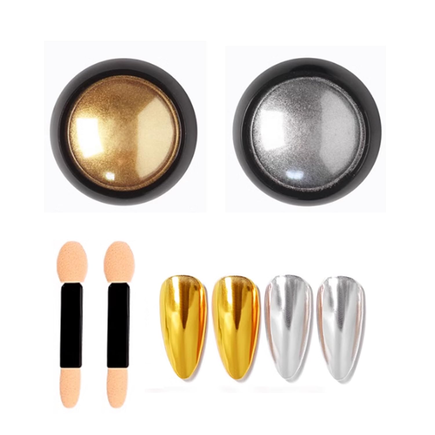Vonrui diseño cromo-abstracto para uñas, líneas modernas