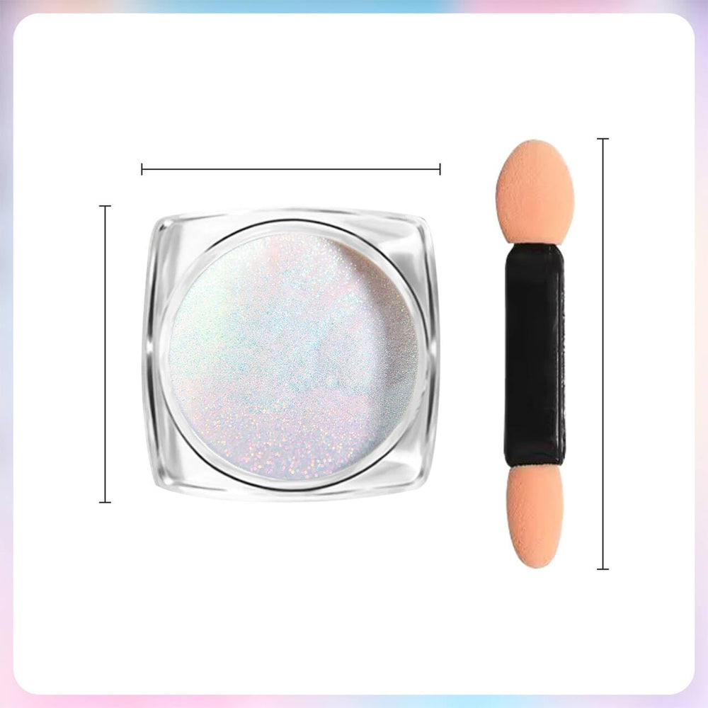 Vonrui light-base mermaid iridescent powder gives a subtle glow on pale bases