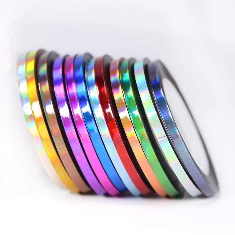 Vonrui nail art tape color collection offering versatile styling options.