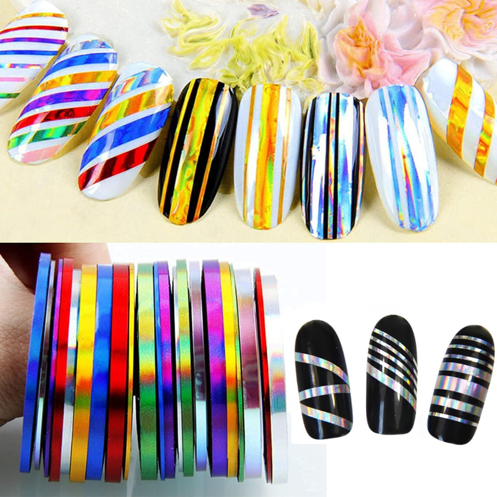 Vonrui nail striping tape 2mm width ideal for balanced accents.
