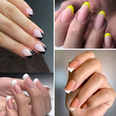 Vonrui plastic scraper keeps nails safe and edges neat.