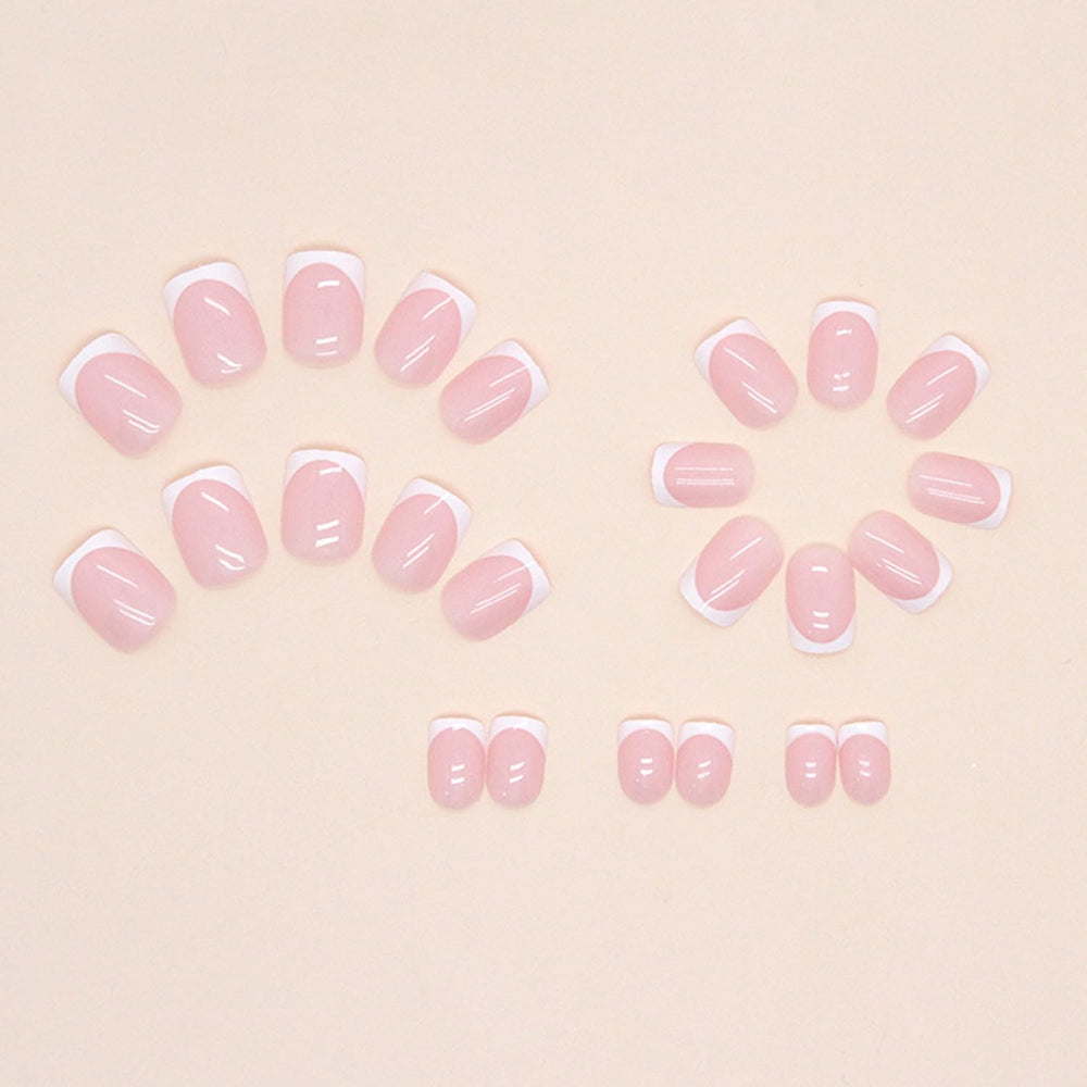 Vopintpy 24-piece nail set with jelly glue for DIY nails.