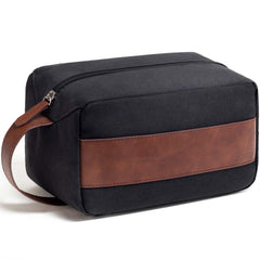 Vorspack Toiletry Bag for Men—front view, water-resistant and spacious for travel essentials.