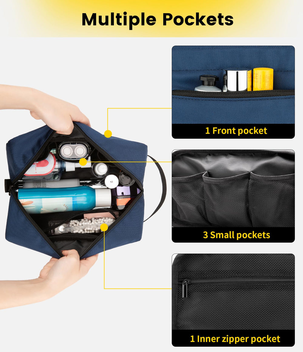 Mesh pockets inside help separate small items and cords