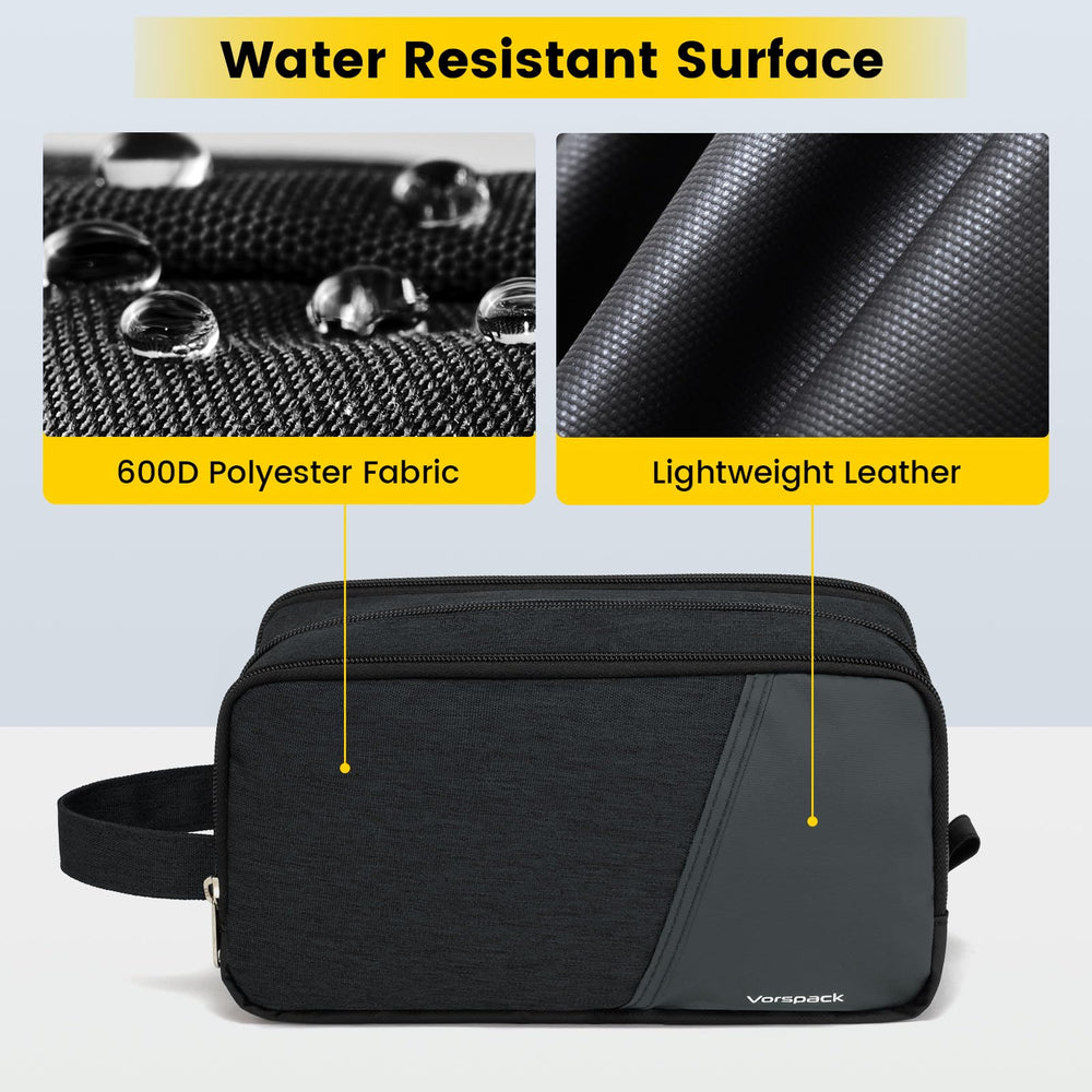 Vorspack travel bag with smooth SBS zipper for easy opening.