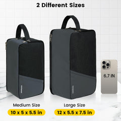 Vorspack bag side pocket for organizing small items during travel.