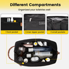 Vorspack travel toiletry bag front pocket for fast grab-and-go items during travel