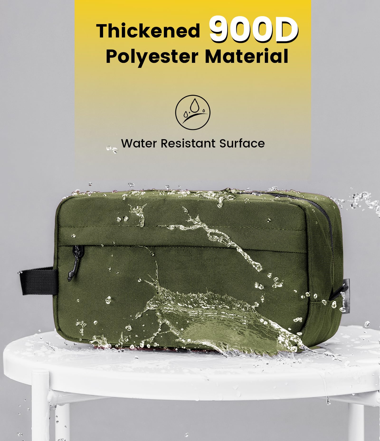 Front zipper pocket provides easy access to frequently used items.