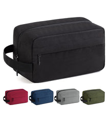 Vorspack travel toiletry bag with large main compartment for organizing grooming essentials.