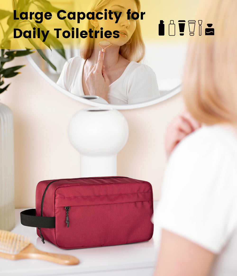 Vorspack maroon front-pocket bag offers quick extra storage